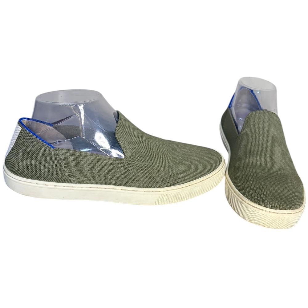 Rothy's Olive Green Slip On Sneaker Knit Sustainable Women's Size 9